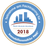 Emblem 2018 - PMA® Fachtraining für Immobilienmakler (gross transparent)